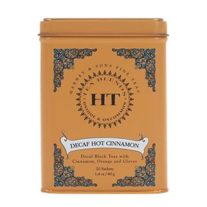 Harney & Sons HT Decaf 핫 시나몬 티 티 티백 20개 40g(1.4온스)