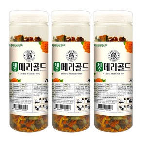 타이거아울렛 국산 제주 메리골드 꽃차 70g x 3병 제주도 무첨가 마리골드 매리골드 금잔화 수제 꽃봉오리차 꽃잎차 메리골드차 마리골드차, 1개입, 3개