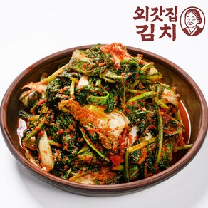 [외갓집] 직접 담근 전라도 열무 얼갈이 김치 국내산 시원하고 아삭한 여름 전용 김치, 5kg, 1개