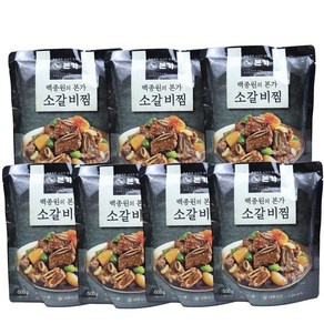 [백종원 본가]소갈비찜 500g, 7개