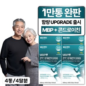 헬씨루틴 MBP 앤 콘드로이친 1200, 4개, 60정