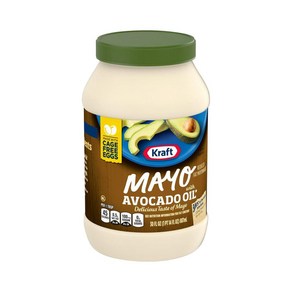 미국발송 Kaft 저지방 마요네즈 30oz(887ml) Reduced Fat Avocado Oil Mayo, 1개, 887ml