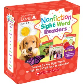 (영문도서) Nonfiction Sight Word Readers: Guided Reading Level a (Parent Pack): Teaches 25 Key Sight Wor... Paperback