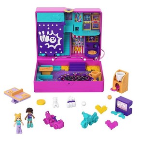 Polly Pocket 폴리포켓 레이스 & 록 아케이드 컴팩트 장난감