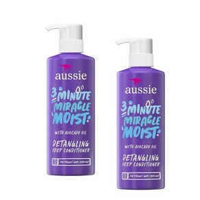 오지 3분 미라클 모이스트 딥 컨디셔너 Aussie 3 Minute Miacle Moist Deep Conditione, 2개