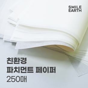 스마일어스 파치먼트 페이퍼 화이트 250매, 1개