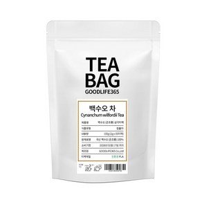 굿라이프365 친환경 티백망 백수오차 삼각티백, 100g, 50개입, 1개