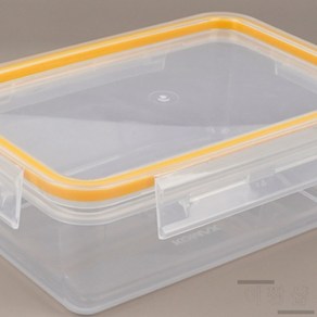 손잡이밀폐용기 주방밀폐용기 사각밀폐용기, 2.4L, 1개