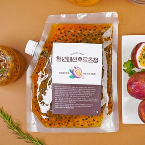 청년수제청 과일청 자일로스 수제 패션후르츠청, 1개, 500g