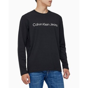 캘빈클라인 진 CALVIN KLEIN JEANS 브랜드관 남성 레귤러핏 인스티튜셔널 긴팔 티셔츠J324901 602968