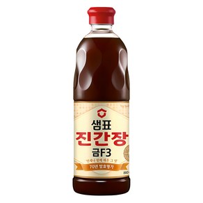 샘표 진간장 금F3, 860ml, 1개