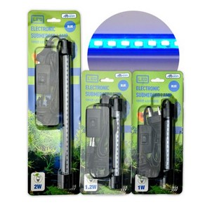 아마존 LED 수중등 블루 HWL-1.2W, 1개