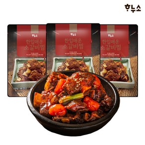 하누소 한입 매운 소갈비찜, 3개, 500g