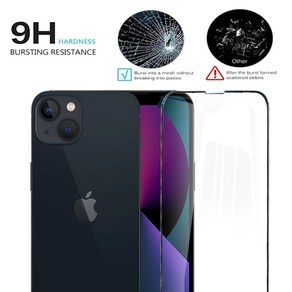 을 iPhone 14 Po Max 화면 보호기 Apple 14Po 13 강화 유리 i Phone Plus 14Plus HD Tempeed Glass iPhone14 Film, [05] iPhone-13, [01] 1pcs, [01] TEMPERED GLASS, 1개