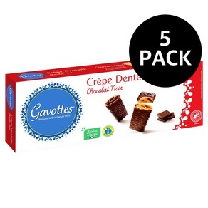 가보트 크레페덴텔 로탄티크 초코 비스킷 GAVOTTES dak chocolate cepe lace biscuits, 90g, 5개