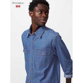 일본 UNIQLO 유니클로 JW 앤더슨 데님 셔츠 2COLOR