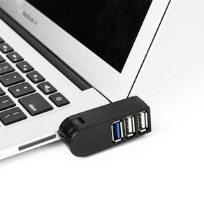 USB 용품 노트북 멀티 3.0 포트 분배기 확장, 블랙, 색상:블랙