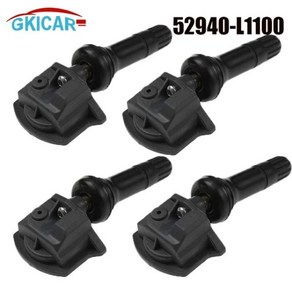 공기압 센서 TPMS 타이어 압력 52940 L1100 52940L1100 433 MHZ 현대 아반떼 아이오닉 5 소나타 기아 카니발 옵티마 소렌토용 441002, 4 pcs _CN, 4개