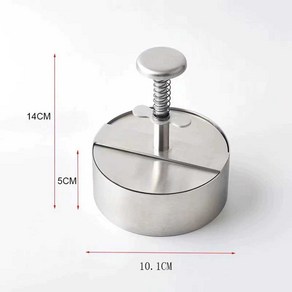 돈까스 누르는 기계 프레스 패티 반죽 도우 연육기, 지름 약 10cm