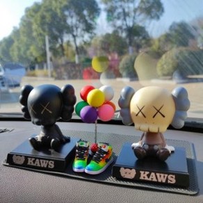 KAWS 카우스 차량용 피규어 자동차 대쉬보드 대시보드 인테리어 장식 소품 악세사리, 옵션 03, 1개