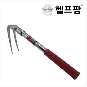 헬프팜 두발 약초괭이 스텐 곡괭이 원예 농기구, 1개