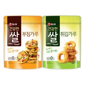 농심 건강한쌀 부침가루 450g + 튀김가루 450g, 2개