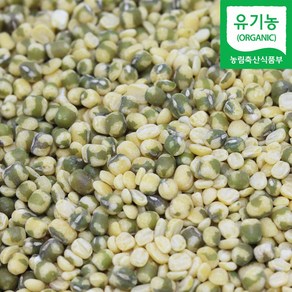 직송 국산 유기농 깐녹두 거피녹두 기피녹두, 500g, 1개