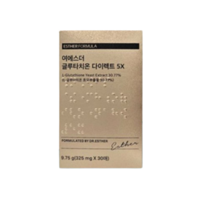 여에스더 글루타치온 다이렉트 5X 325mg x 30매 1BOX