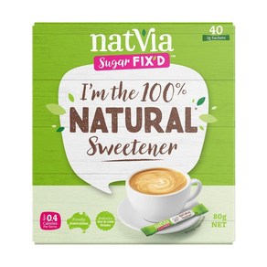 호주 나트비아 네츄럴 스위트너 40개입 Natvia Sweetene Sticks, 1개, 50g