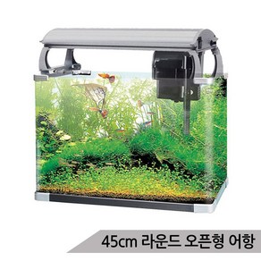 오션 라운드 오픈형 유리어항 45cm 수족관 SH450, 1개