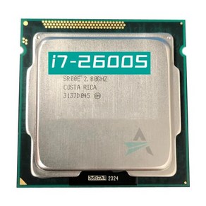 쿼드 코어 LGA 1155 CPU 프로세서 i7 2600K 3.4GHz SR00C, 한개옵션0