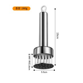 304 스텐 고기망치 스테이크침 닭고기 소고기 송육침 송육망치