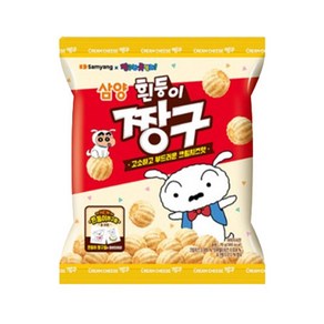 삼양 흰둥이 짱구 스낵, 70g, 18개