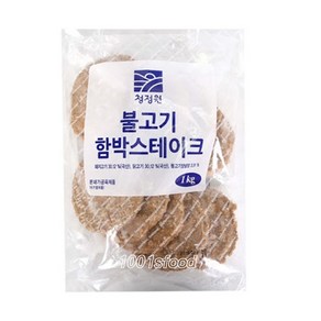 청정원 불고기함박스테이크 1kg, 1개