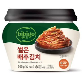 CJ 비비고 썰은 배추김치 (용기), 300g, 2개