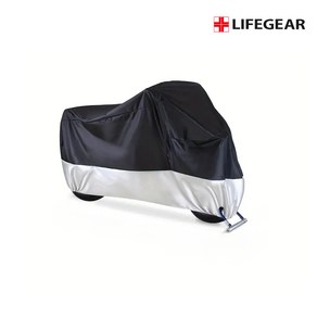 LIFEGEAR 오토바이 보호 방수 풀커버 전기종 6가지 사이즈 안전 덮개, L