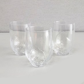 프랑스 루미낙 나뭇잎컵 유리컵 머그 강화유리 3p 190ml, 1개, 단색