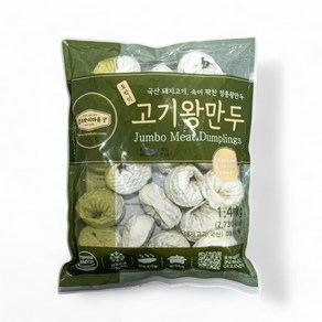 토박이마을 고기 왕만두, 1개, 1.4kg