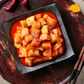 [갓미학]전라도 여수 국내산100% 곰탕 국밥집 설렁탕 깍두기, 2kg, 1개