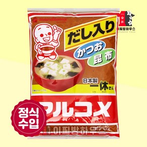 마루코메 잇큐상 1kg 미소 일본된장 미소된장 맛있는된장 된장국 시골된장 가쓰오부시국물 된장찌개다시 미소시루, 1개