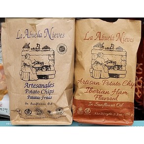 La Abuela Nieves 라 아부엘라 니에베스 감자칩 150g (1.수제 감자칩 2.이베리안햄향 / 2종 택1) / 스페인, 1개