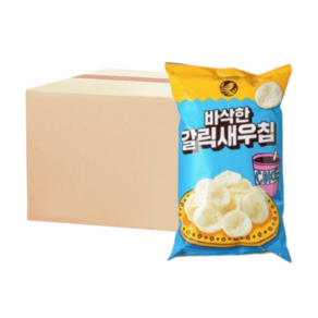 노브랜드 바삭한 갈릭새우칩 간식 155g 16봉