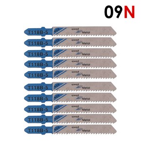 공구엔 직소날 직소기 톱 날, T118B 10PCS, 1세트