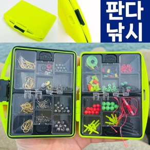 바다 24종 채비 소품세트 고급 태클박스 포함 갯바위 찌 낚시 반유동 채비