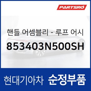 실내 천장 손잡이 (루프 어시스트 핸들) 앞좌석 (853403N500SH) 에쿠스 VI, 1개