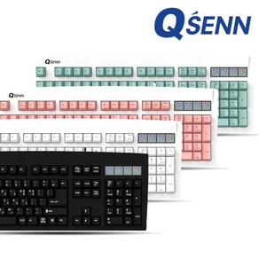 QSENN SEM-DT35 NEW USB 유선키보드, 블랙, 블랙, DT35, 블랙