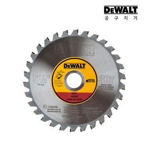 디월트 메탈커터 전용날 DWA7770 140mm 30T 정밀기계 베어툴 원형톱날 금속절단 컷팅 메탈금속용 톱날 절삭공구 컷팅날 DEWALT 카리스툴, 1개