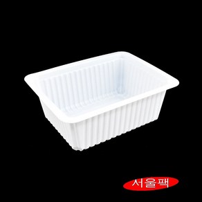 AJ 710 실링용기 족발포장 100개, 백색