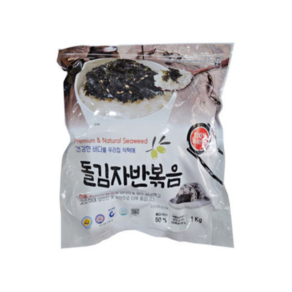 두원푸드 돌자반 볶음 1kg 돌김 파래 재래 조미김 김가루 대용량 식자재 업소 식당 가정, 1개