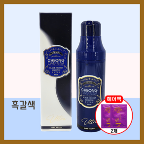 [홈쇼핑] 청담스타일 포레스트 블랙체인지 울트라 염색샴푸 흑갈색 200ml + 헤어팩2개